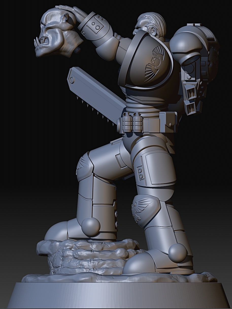 3D file Space Marine 🛰・3D printer design to download・Cults